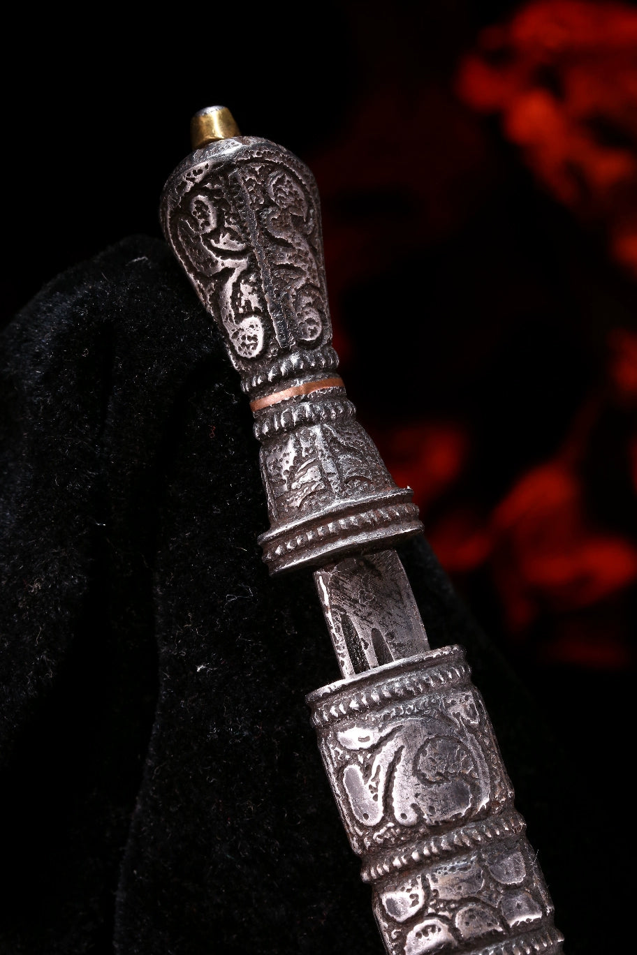 Iron Vajra Flame Ritual Blade
