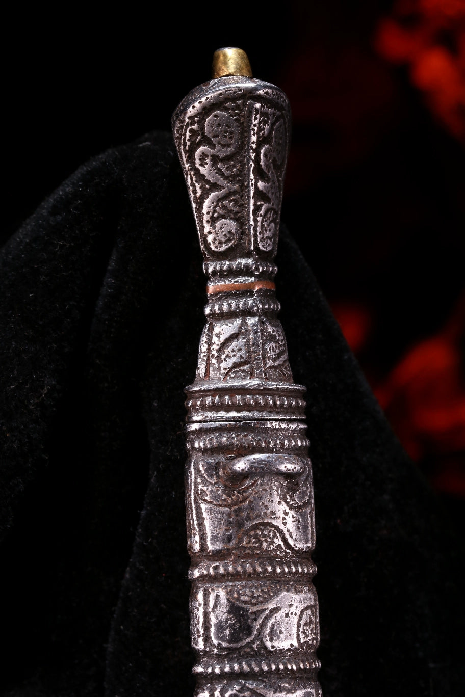 Iron Vajra Flame Ritual Blade