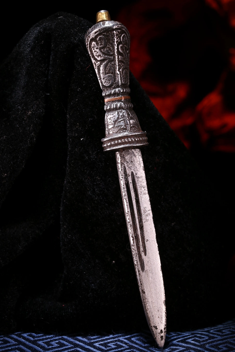 Iron Vajra Flame Ritual Blade
